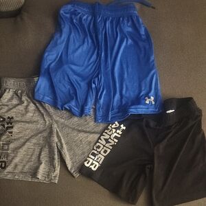 Under Armour Kids' Shorts Set - Blue, Gray, Black